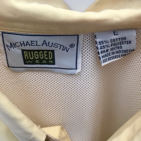 Fishing gear Michael Austin rugged wear long sleeve fishing shirt Size L… - Picture 5 of 8